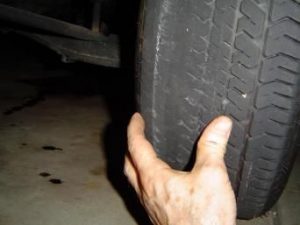 Opotrebované pneumatiky