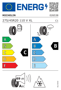 Michelin Pilot Alpin 5 SUV 275/45 R20 110V XL*