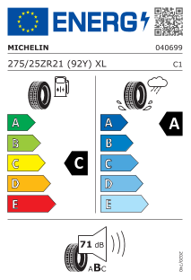 Michelin Pilot Sport 4 S 275/25 R21 92Y XL