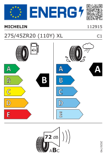 Michelin Pilot Sport 5 275/45 ZR20 110Y XL