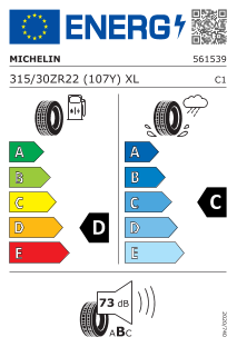 Michelin Pilot Sport 4 S 315/30 R22 107Y XL *